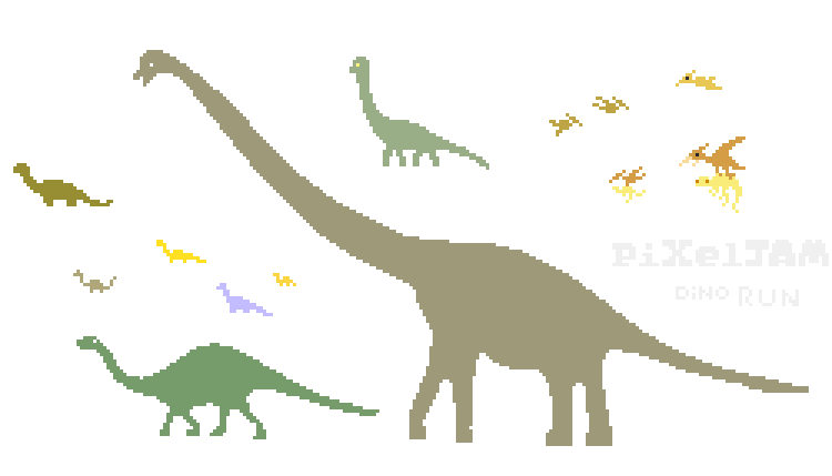 Pixilart - Dino run dinosaur by Anonymous